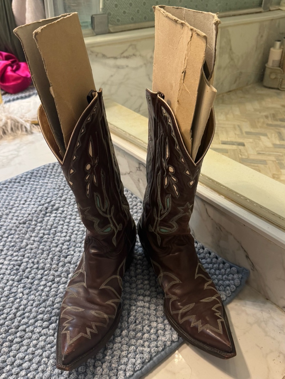 OLD GRINGO Brown Embroidered Western Cowboy Boots Womens sz 10b